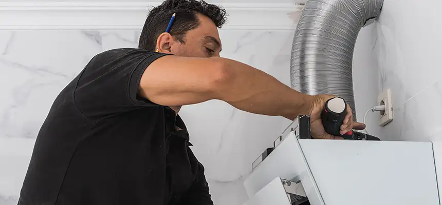 Precision In-wall Dryer Vent Cleaning & Rerouting Corrections in Flower Mound, TX